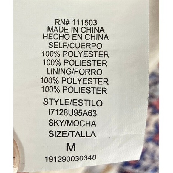 Lily Rose Maxi Dress Womens Medium Beige‎ Blue Floral Boho Lined V Neck Babydoll - Picture 9 of 11